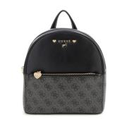 Guess Logo Print Ryggsäck 4G Black, Unisex