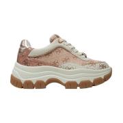 Guess Stiliga Sneakers Berrett Fltber Fal12 Blush Pink, Dam