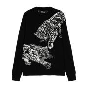 Just Cavalli Svarta Sweaters ***cv Black, Herr