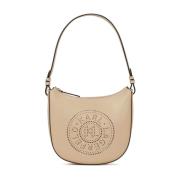 Karl Lagerfeld Perforerad Circle Moon Arena Väska Beige, Dam