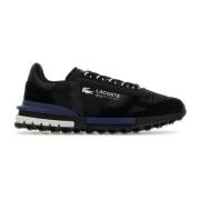 Lacoste Elite Active Sneakers i Svart Tyg och Mocka Black, Herr