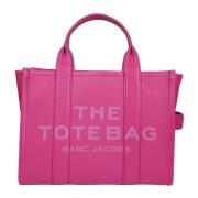 Marc Jacobs Läder Shopper Väska Pink, Dam