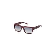 Timberland Matte Red Smoke Polarized Solglasögon Red, Unisex