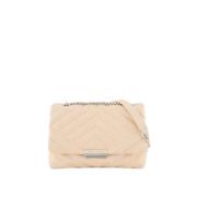 Armani Exchange Elegant Kedja Axelväska Beige, Dam