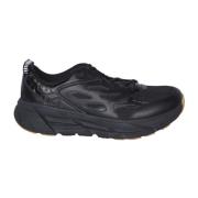 Hoka One One Svarta Sneakers Ultimat Komfort Stil Black, Herr