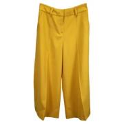 Oscar De La Renta Pre-owned Pre-owned Polyester nederdelar Yellow, Dam