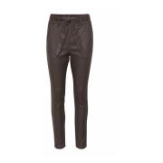 Cream Baggy Pant Chocolate Plum Brown, Dam