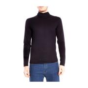 Armani Jeans Stilren Sweater Pullover för Män Blue, Herr