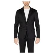 Antony Morato Stilig Svart Blazer med Fickor Black, Herr