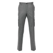 Corneliani Slim-fit Trousers Gray, Herr