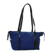 Prada Vintage Pre-owned Bomull totevskor Blue, Dam