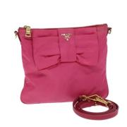 Prada Vintage Pre-owned Tyg prada-vskor Pink, Dam