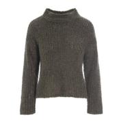 Bitte Kai Rand Mjuk Stickad Turtleneck Blus Deep Forest Green, Dam