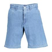 Gant Blå Bermuda Shorts med Logo Blue, Herr