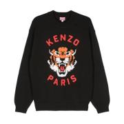 Kenzo Svart Sweatshirt Aw24 Herrmode Black, Herr