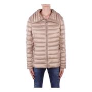 Ralph Lauren Beige Kappor Logo Dragkedja Fickor Beige, Dam