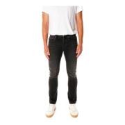 Denham Slim Fit Midwaist Jeans Black, Herr