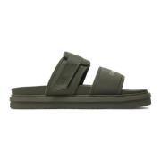 Calvin Klein Jeans Stiliga Gröna Clip-Sandaler Green, Herr