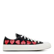 Comme des Garçons Svart Heart Chuck 70 Sneakers Black, Dam