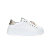 Gio+ Gio+ Kvinnors Lädersneakers White, Dam