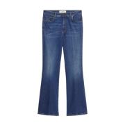 Max Mara Weekend Slim Cropped Jeans med Nano Bubble Teknologi Blue, Da...