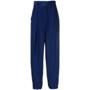 Rochas Pegged Two Pocket Pants Blue, Dam