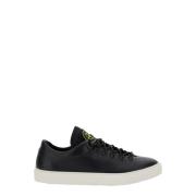 Stone Island Svart Bergsläder Sneakers Black, Herr