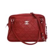 Chanel Vintage Pre-owned Laeder chanel-vskor Red, Dam