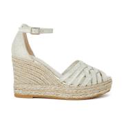 Espadrilles Vita Stiliga Damsandaler White, Dam