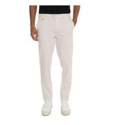 Tramarossa Anpassningsbar Luisregular chino med läderlogo White, Herr