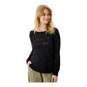 IN Front Lotus T-Shirt Top Svart Black, Dam