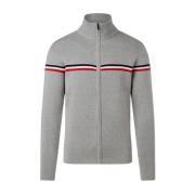 Fusalp Heritage Zip-Up Stickad Väst Gray, Herr