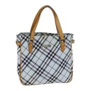 Burberry Vintage Pre-owned Canvas handvskor Blue, Dam