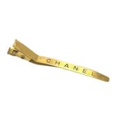 Chanel Vintage Pre-owned Metall hrspnnen Yellow, Dam