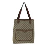 Gucci Vintage Pre-owned Canvas gucci-vskor Beige, Dam