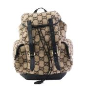 Gucci Vintage Pre-owned Ylle ryggsckar Beige, Dam