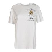 Moschino Snygga T-shirts och Polos White, Dam