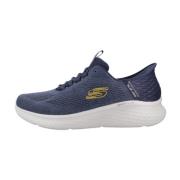 Skechers Lätta Sneakers för Professionella Blue, Herr