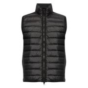 Stone Island Riktig Dun Gilet Jacka Black, Herr