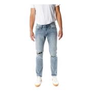 Denham Ridge Straight Fit Jeans Blue, Herr