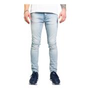 ONLY & SONS Blå Sliten Effekt Jeans Herr Blue, Herr