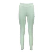 Fila Grön Broderade Leggings med Elastisk Midja Green, Dam