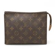 Louis Vuitton Vintage Pre-owned Canvas necessrer Brown, Dam