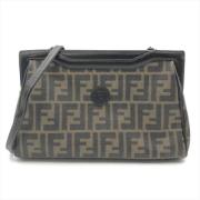 Fendi Vintage Pre-owned Canvas fendi-vskor Brown, Dam