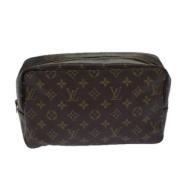 Louis Vuitton Vintage Pre-owned Canvas kuvertvskor Brown, Dam