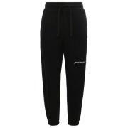 Hinnominate Svarta Bomulls Jeans Sweatpants Black, Herr