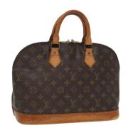 Louis Vuitton Vintage Pre-owned Canvas handvskor Brown, Dam