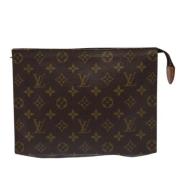 Louis Vuitton Vintage Pre-owned Canvas kuvertvskor Brown, Dam