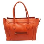 Celine Vintage Pre-owned Laeder totevskor Orange, Dam