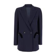 Blazé Milano Marinblå Vardagsblazer Jacka Blue, Dam